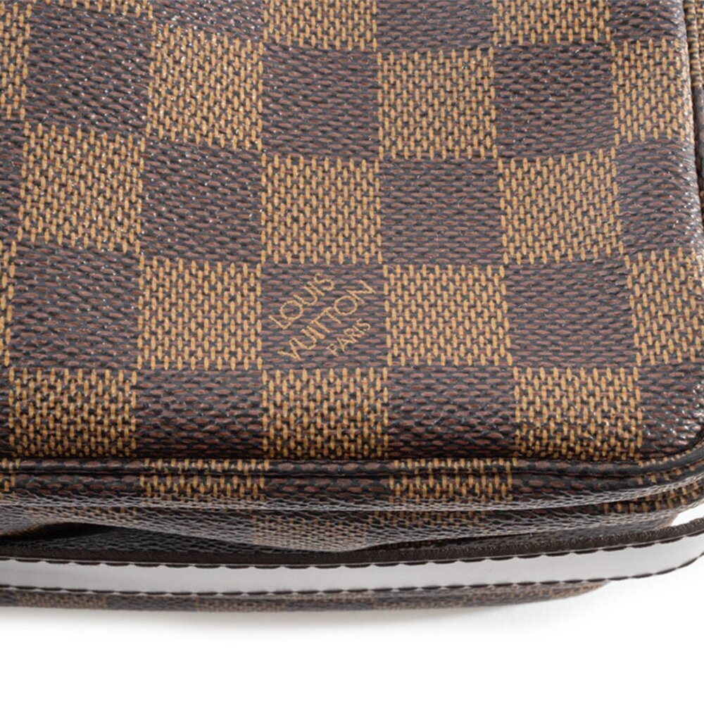 LOUIS VUITTON Authentic Brown Damier Canvas Shoulder Bag - Picture 4 of 16